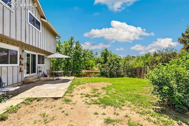 965 Red Mesa Dr, Colorado Springs, CO 80906 - fenced backyard with a patio area