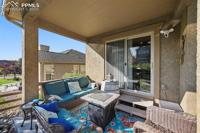2374 Cinnabar Rd, Colorado Springs, CO 80921 - view of patio with an outdoor living space