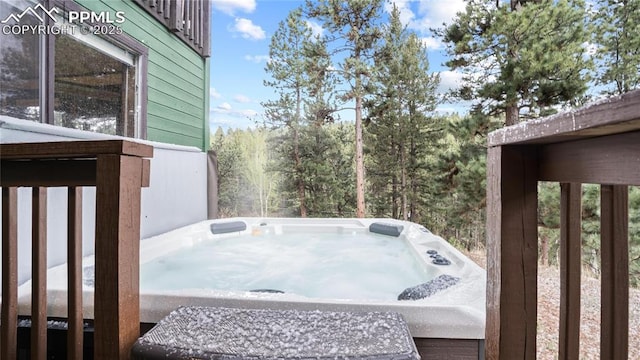 145 Valley Ln, Woodland Park, CO 80863 - view of yard featuring a hot tub