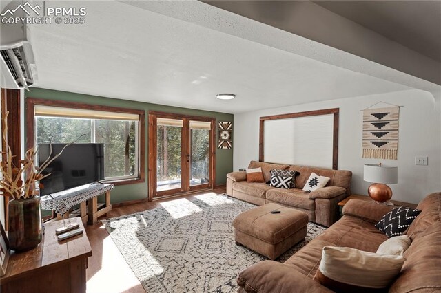145 Valley Ln, Woodland Park, CO 80863 - living area with wood finished floors