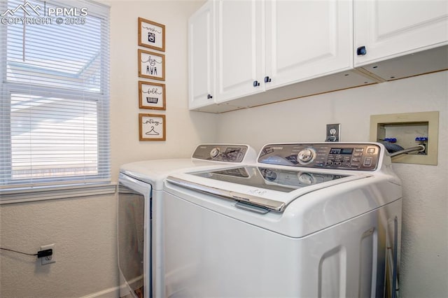 16084 Stonebriar Dr, Parker, CO 80134 - washroom with cabinet space and independent washer and dryer