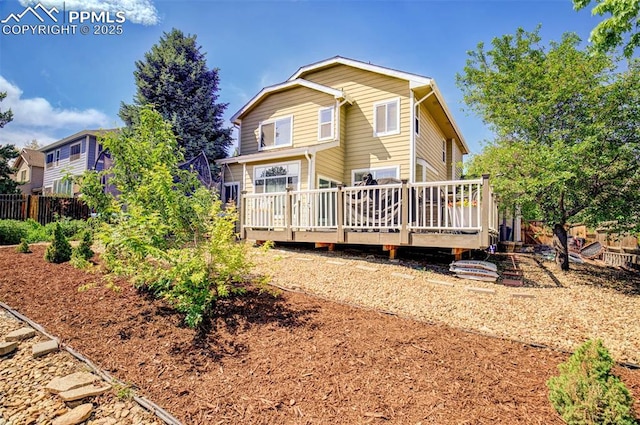 16084 Stonebriar Dr, Parker, CO 80134 - view of front of home with a deck