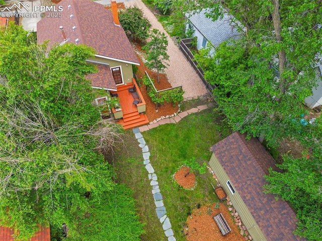 424 N Cedar St, Colorado Springs, CO 80903 - view from above of property