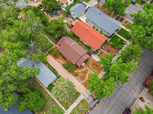 424 N Cedar St, Colorado Springs, CO 80903 - aerial perspective of suburban area