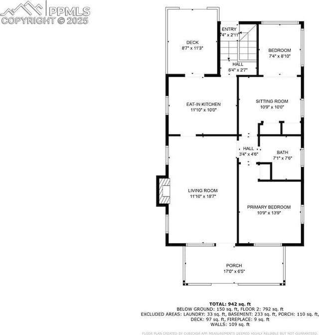 424 N Cedar St, Colorado Springs, CO 80903 - floor plan / room layout