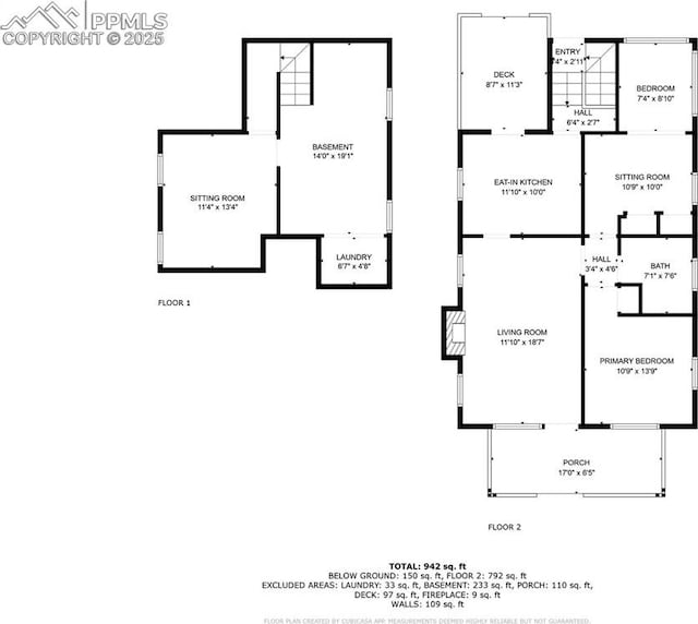 424 N Cedar St, Colorado Springs, CO 80903 - floor plan / room layout