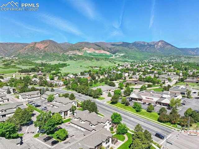 2150 Alicia Pt Unit 201, Colorado Springs, CO 80919 - aerial view of residential area with a mountainous background