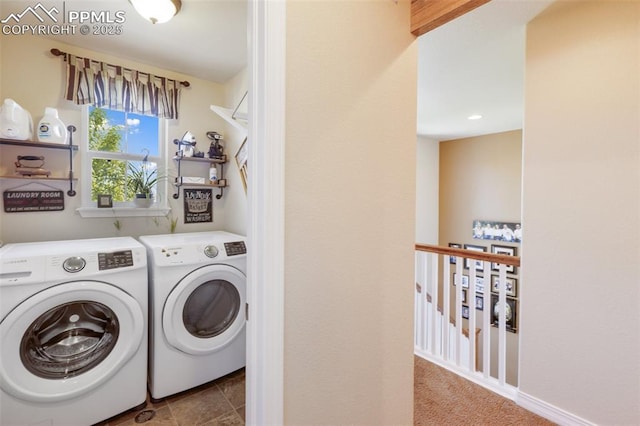 1593 Gold Hill Mesa Dr, Colorado Springs, CO 80905 - washroom with separate washer and dryer