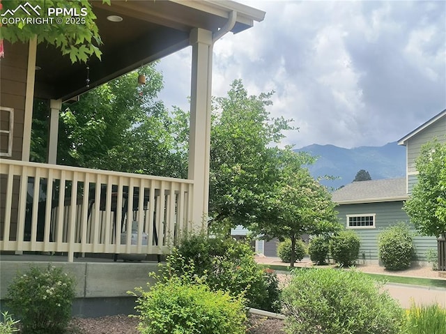 1593 Gold Hill Mesa Dr, Colorado Springs, CO 80905 - view of yard featuring a mountain view