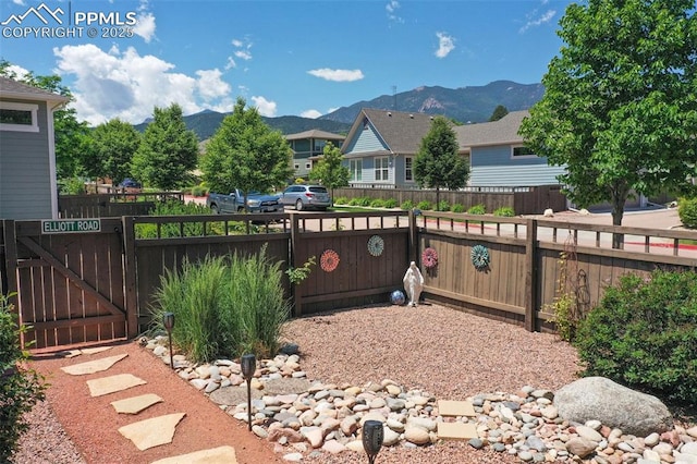 1593 Gold Hill Mesa Dr, Colorado Springs, CO 80905 - view of yard featuring a mountain view