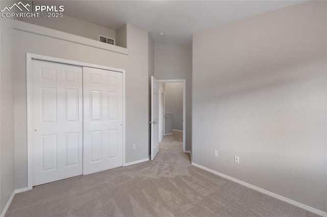 3867 Josephine Hts, Colorado Springs, CO 80906 - unfurnished bedroom with carpet and a closet