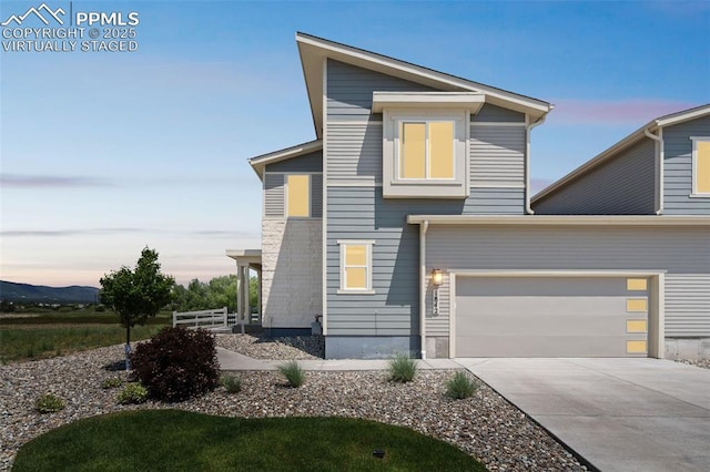 1842 Peak Prairie Ln, Monument, CO 80132 - contemporary home with concrete driveway
