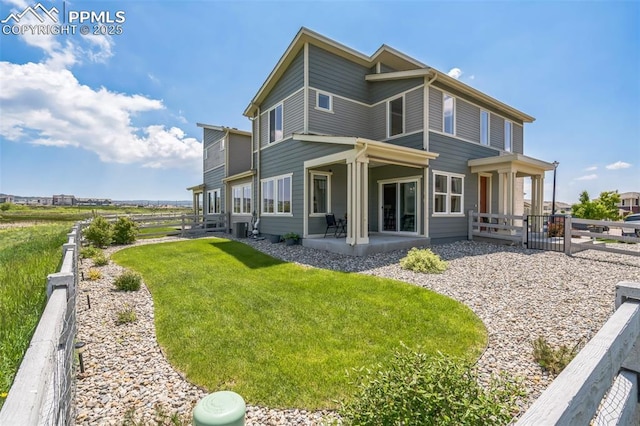 1842 Peak Prairie Ln, Monument, CO 80132 - rear view of property featuring a patio area