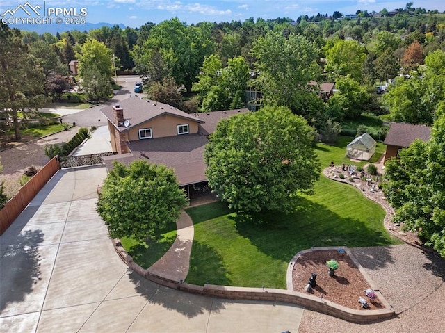 3512 Chico Cir, Colorado Springs, CO 80918 - view from above of property