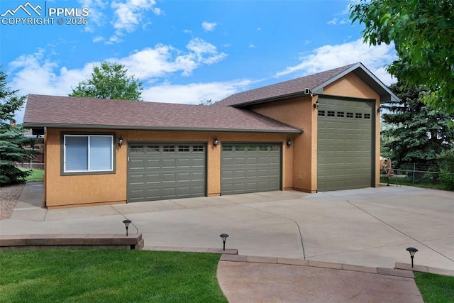 3512 Chico Cir, Colorado Springs, CO 80918 - garage with concrete driveway