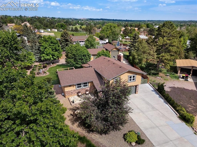 3512 Chico Cir, Colorado Springs, CO 80918 - view from above of property