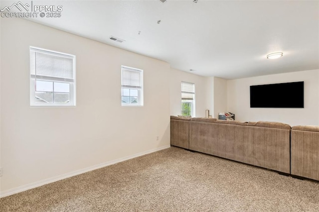 3748 Reindeer Cir, Colorado Springs, CO 80922 - living room with light colored carpet and baseboards