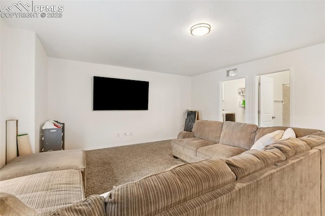3748 Reindeer Cir, Colorado Springs, CO 80922 - living room with carpet flooring and baseboards