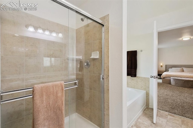 3748 Reindeer Cir, Colorado Springs, CO 80922 - ensuite bathroom featuring a bath and a shower stall