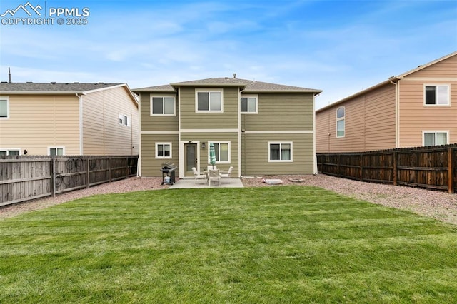 3748 Reindeer Cir, Colorado Springs, CO 80922 - back of property with a patio