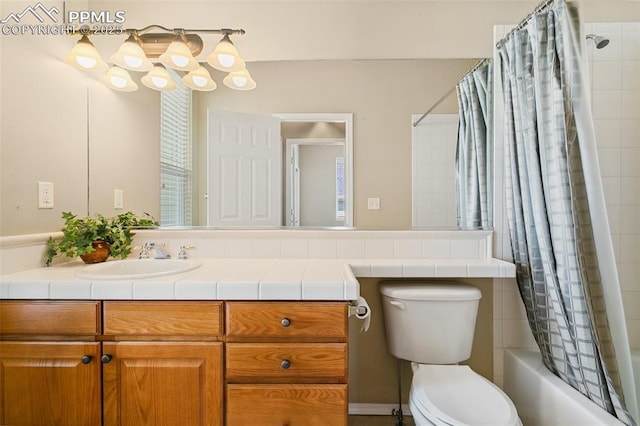 10290 Peach Blossom Trl, Colorado Springs, CO 80920 - full bathroom with vanity and shower / bath combo
