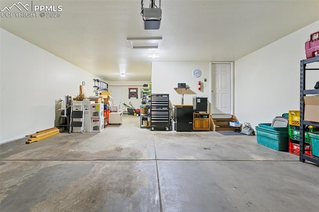 10290 Peach Blossom Trl, Colorado Springs, CO 80920 - garage with a garage door opener