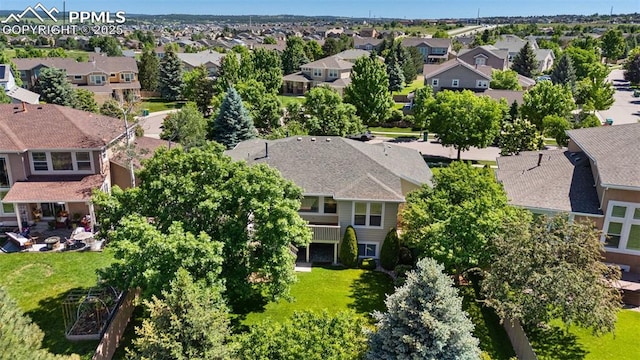 10290 Peach Blossom Trl, Colorado Springs, CO 80920 - aerial perspective of suburban area