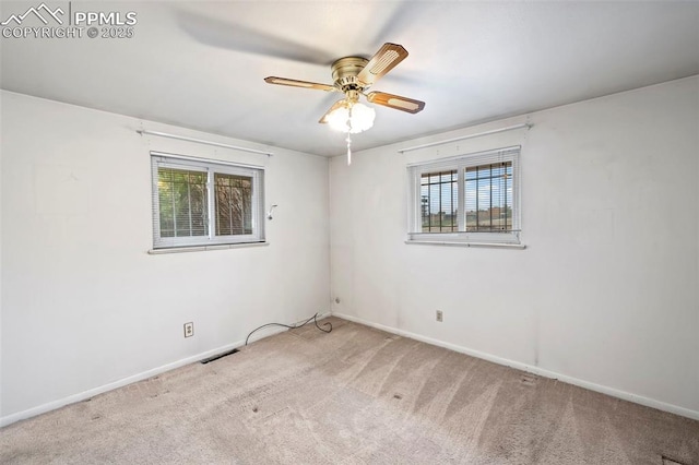 2043 Patrician Way, Colorado Springs, CO 80909 - empty room with carpet, ceiling fan, and baseboards