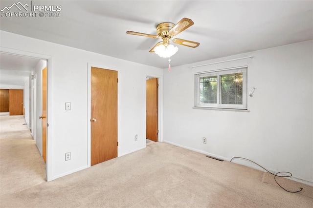 2043 Patrician Way, Colorado Springs, CO 80909 - unfurnished bedroom featuring carpet, baseboards, and ceiling fan