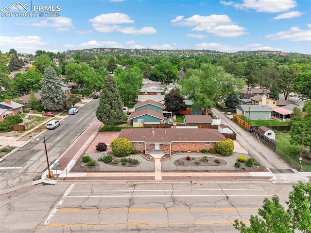 2043 Patrician Way, Colorado Springs, CO 80909 - bird's eye view