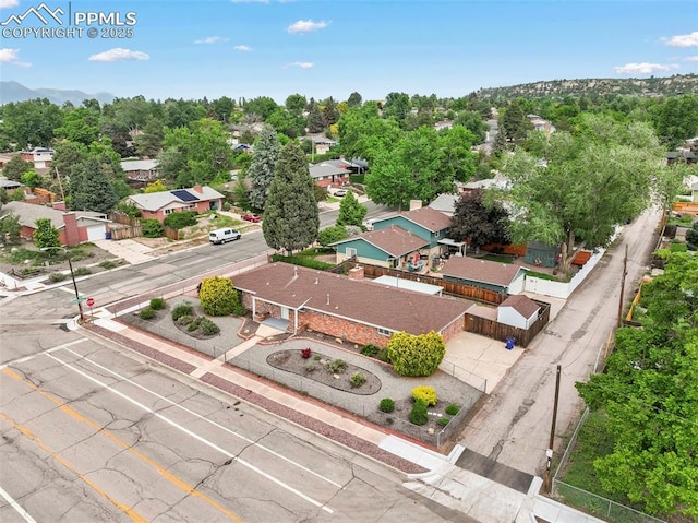 2043 Patrician Way, Colorado Springs, CO 80909 - aerial view of residential area
