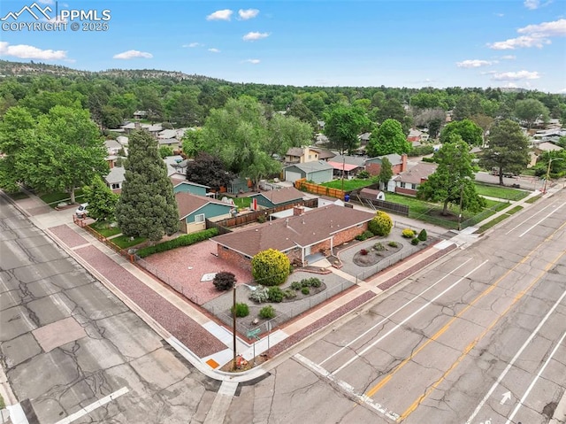 2043 Patrician Way, Colorado Springs, CO 80909 - aerial perspective of suburban area