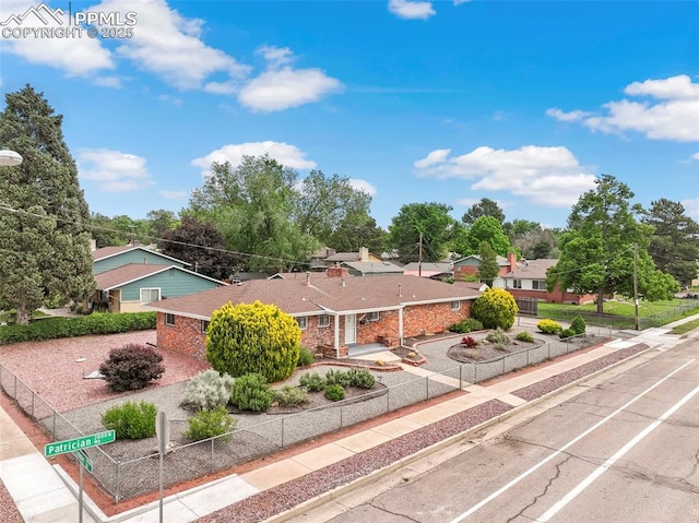 2043 Patrician Way, Colorado Springs, CO 80909 - view of front of property with a residential view