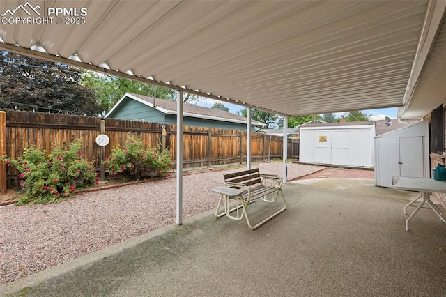 2043 Patrician Way, Colorado Springs, CO 80909 - fenced backyard featuring a patio