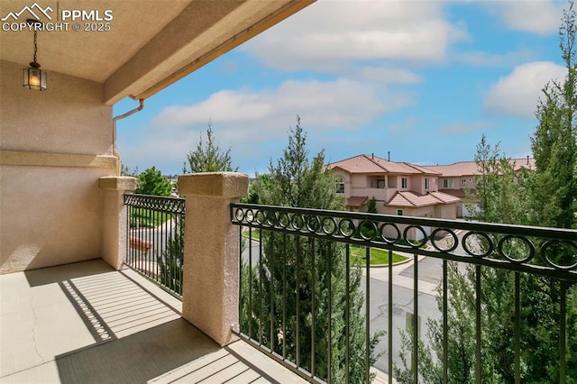 4710 Sand Mountain Pt, Colorado Springs, CO 80923 - balcony with a residential view