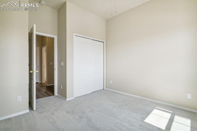 4710 Sand Mountain Pt, Colorado Springs, CO 80923 - unfurnished bedroom with carpet flooring and a closet