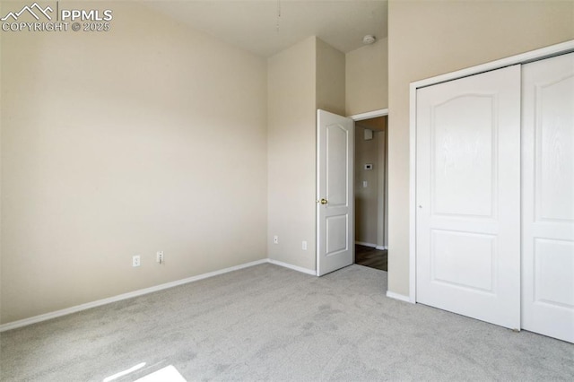 4710 Sand Mountain Pt, Colorado Springs, CO 80923 - unfurnished bedroom with carpet floors and a closet