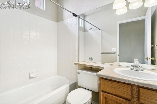 4710 Sand Mountain Pt, Colorado Springs, CO 80923 - full bath featuring vanity and shower / bathtub combination