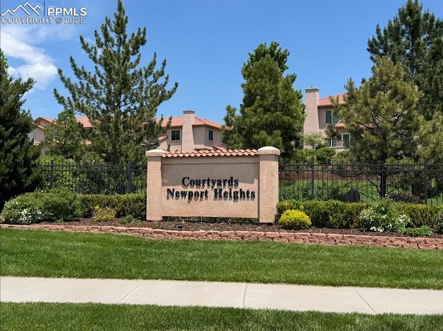 4710 Sand Mountain Pt, Colorado Springs, CO 80923 - view of community sign