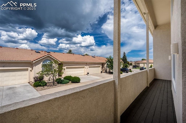 206 Luxury Ln, Colorado Springs, CO 80921 - balcony featuring a residential view