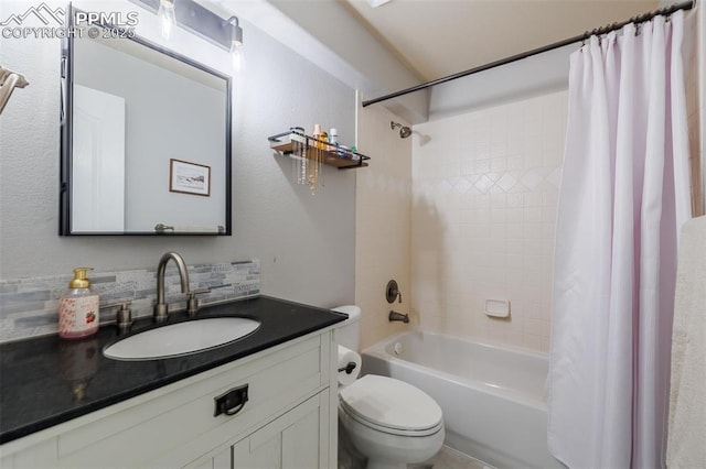 14095 Gleneagle Dr, Colorado Springs, CO 80921 - bathroom featuring shower / tub combo with curtain and vanity
