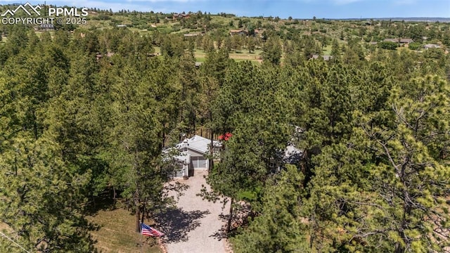 1260 Timber Valley Rd, Colorado Springs, CO 80919 - aerial overview of property's location featuring a forest