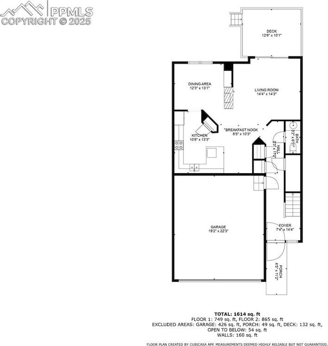 1749 Victorian Pt, Colorado Springs, CO 80905 - view of home floor plan