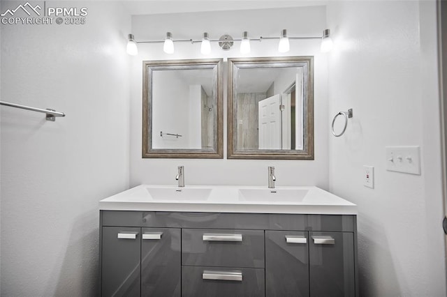 3014 N Moonbeam Cir, Colorado Springs, CO 80916 - bathroom with double vanity