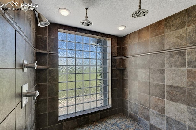11354 Mckissick Rd, Peyton, CO 80831 - full bath with a textured ceiling and a tile shower