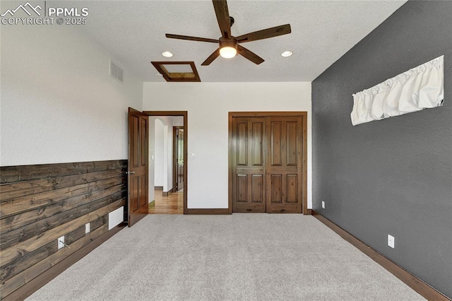 11354 Mckissick Rd, Peyton, CO 80831 - unfurnished bedroom with recessed lighting, a ceiling fan, and carpet flooring
