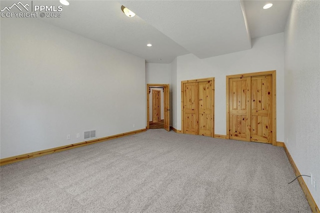 11354 Mckissick Rd, Peyton, CO 80831 - unfurnished bedroom with carpet and recessed lighting