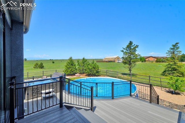 11354 Mckissick Rd, Peyton, CO 80831 - wooden deck with a view of countryside