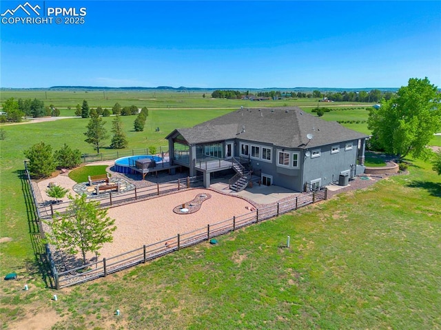 11354 Mckissick Rd, Peyton, CO 80831 - overview of rural landscape