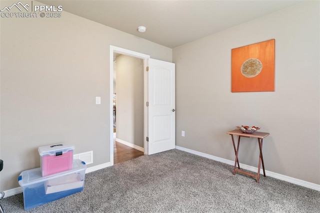 6862 Simcoe Dr, Colorado Springs, CO 80925 - unfurnished room featuring carpet, a smoke detector, and baseboards